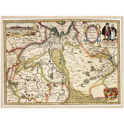 Historical city map  Test product horizontal 3 sizes