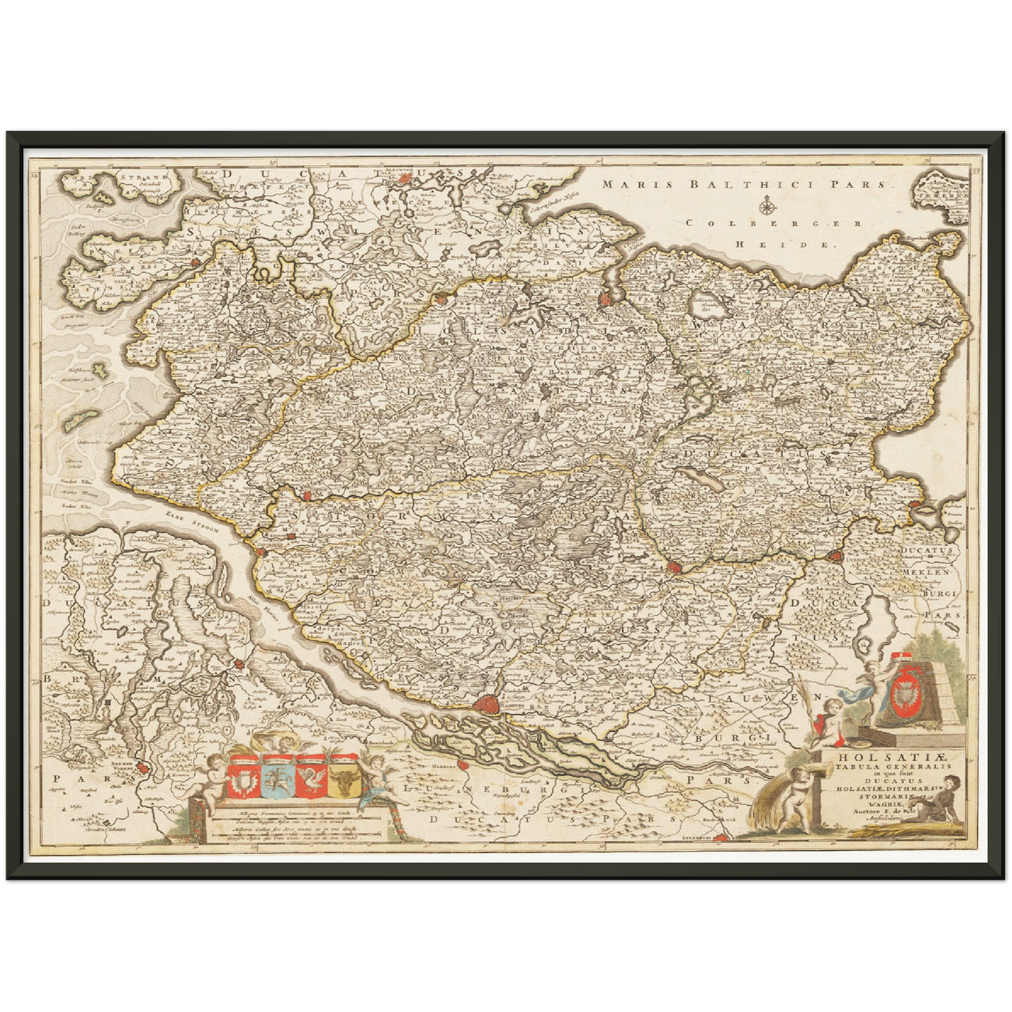 Historical city map  Test product horizontal 3 sizes