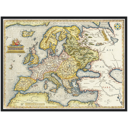 Historical city map  Test product horizontal 3 sizes