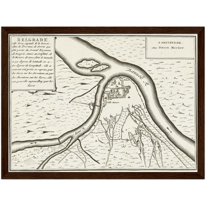 Historical city map  Test product horizontal 3 sizes