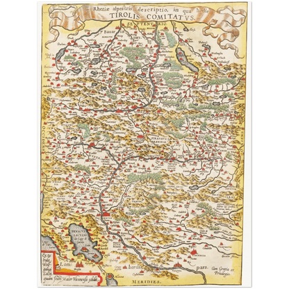 Historical city map  Test product horizontal 3 sizes