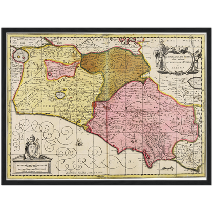 Historical city map  Test product horizontal 3 sizes