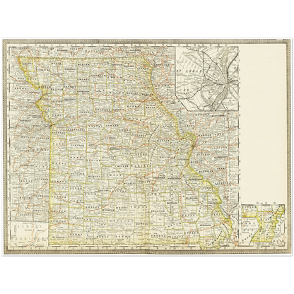 Historical city map  Test product horizontal 3 sizes