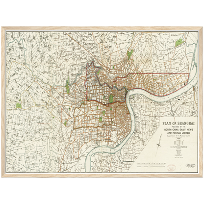 Historical city map  Test product horizontal 3 sizes
