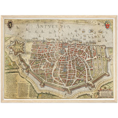 Historical city map  Test product horizontal 3 sizes