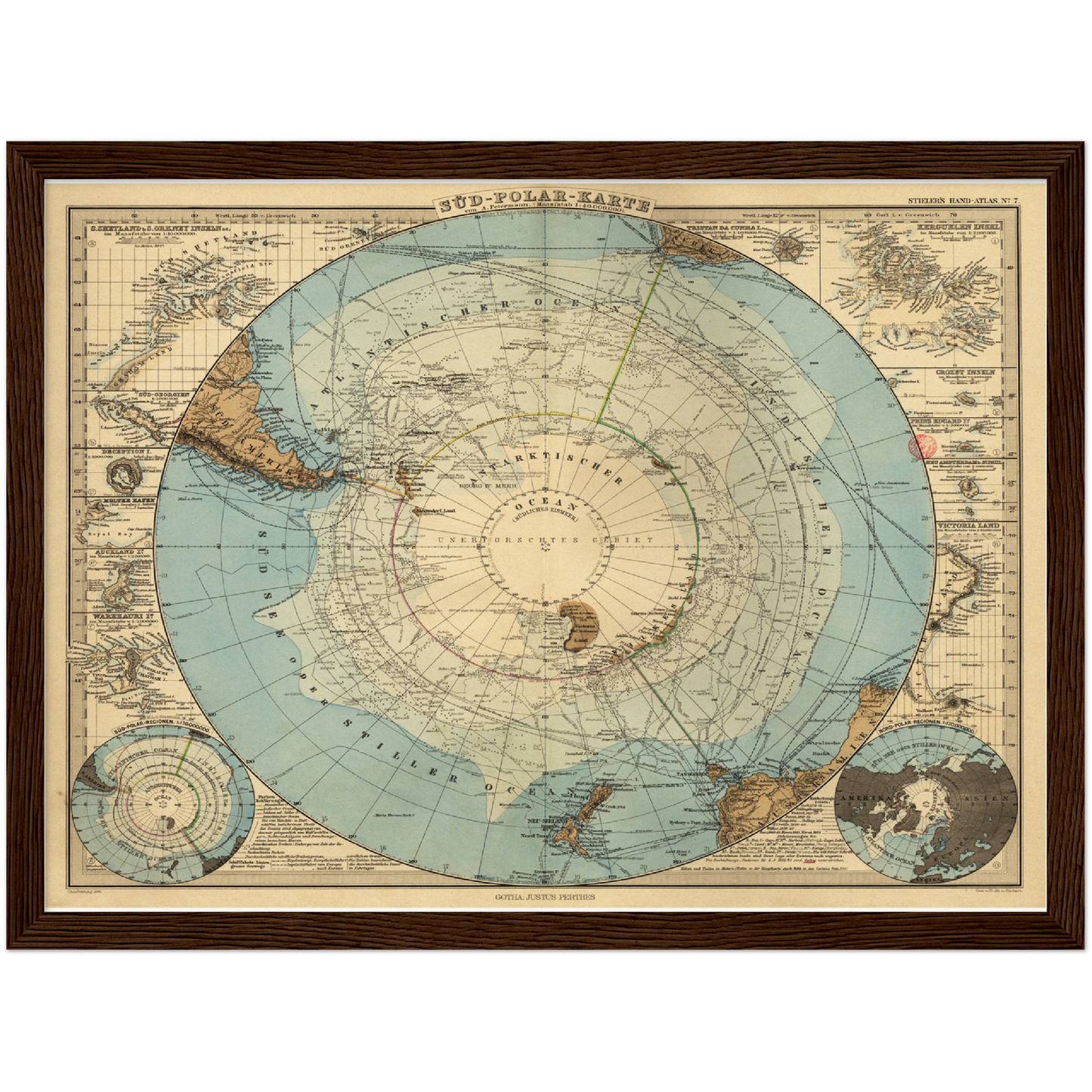 Historical city map  Test product horizontal 3 sizes