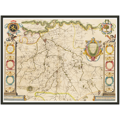 Historical city map  Test product horizontal 3 sizes