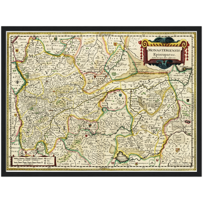 Historical city map  Test product horizontal 3 sizes