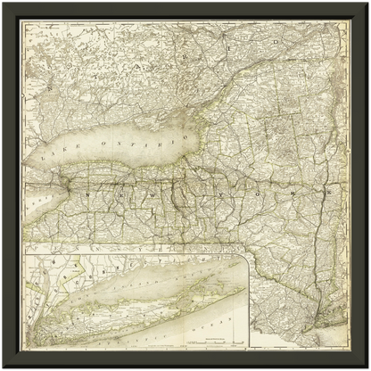 Historical city map  Test product horizontal 3 sizes