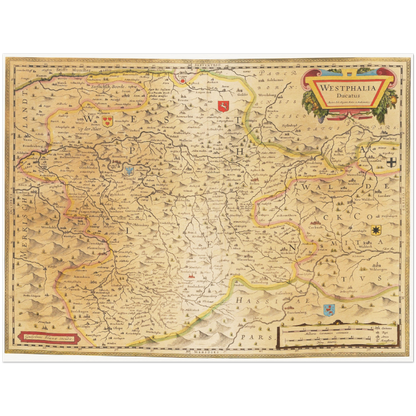 Historical city map  Test product horizontal 3 sizes