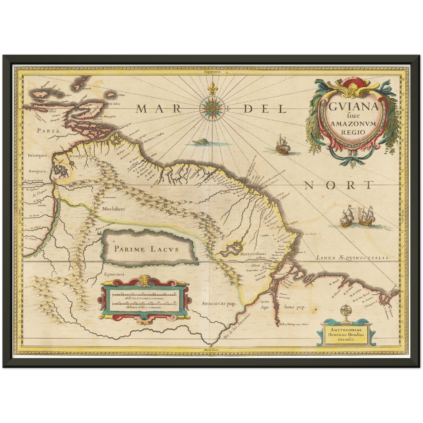 Guyana um 1638