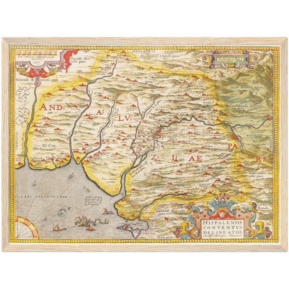 Historical city map  Test product horizontal 3 sizes