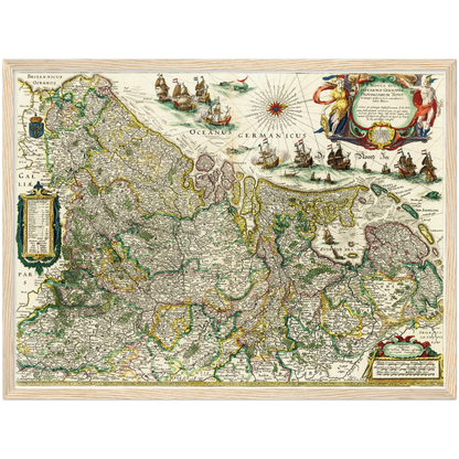 Historical city map  Test product horizontal 3 sizes