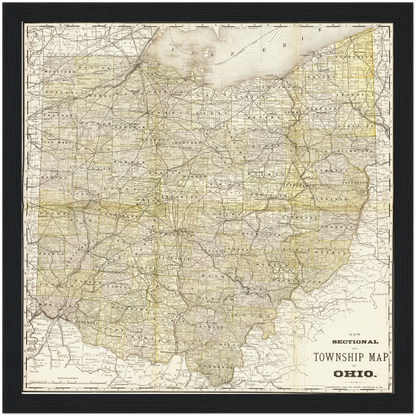 Historical city map  Test product horizontal 3 sizes