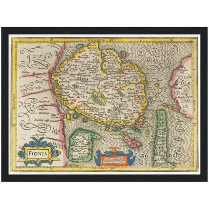 Insel Fünen um 1609