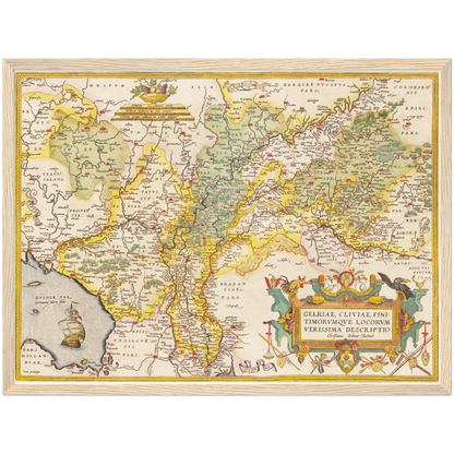 Historical city map  Test product horizontal 3 sizes