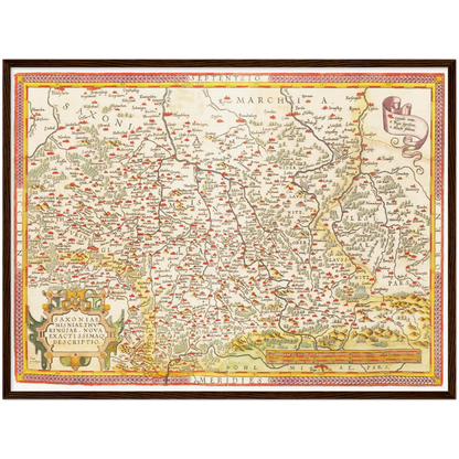 Historical city map  Test product horizontal 3 sizes