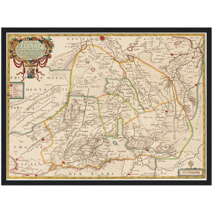 Historical city map  Test product horizontal 3 sizes