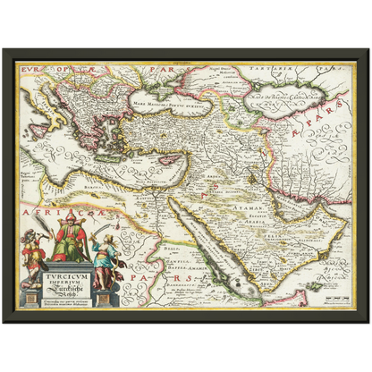 Historical city map  Test product horizontal 3 sizes