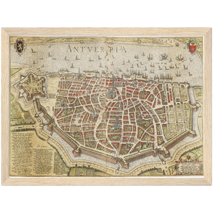 Historical city map  Test product horizontal 3 sizes