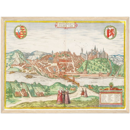 Historical city map  Test product horizontal 3 sizes
