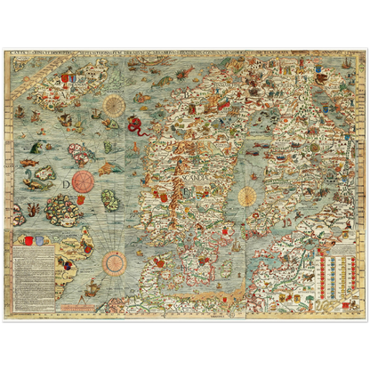 Historical city map  Test product horizontal 3 sizes