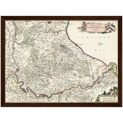 Historical city map  Test product horizontal 3 sizes