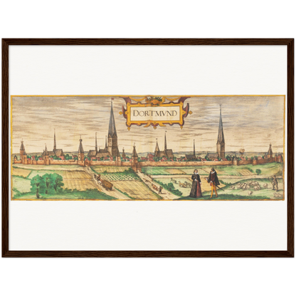 Historical city map  Test product horizontal 3 sizes