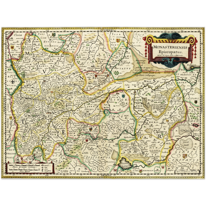 Historical city map  Test product horizontal 3 sizes