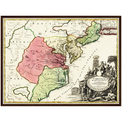 Historical city map  Test product horizontal 3 sizes