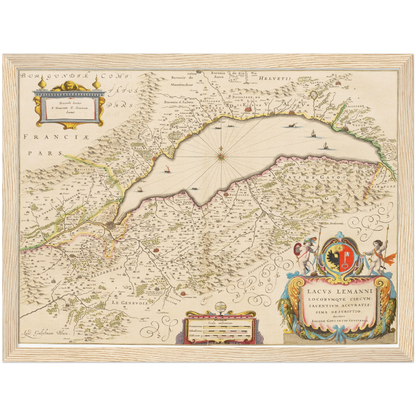 Historical city map  Test product horizontal 3 sizes