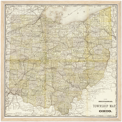 Historical city map  Test product horizontal 3 sizes