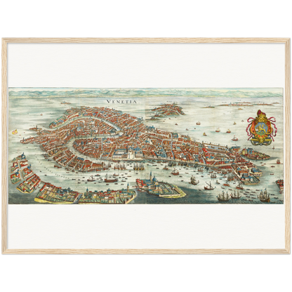 Historical city map  Test product horizontal 3 sizes