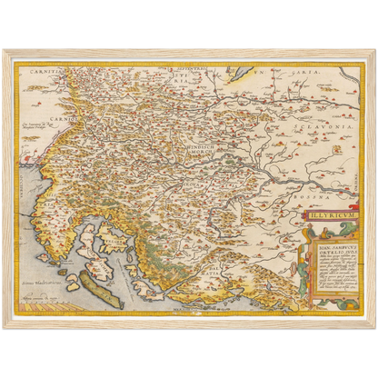 Historical city map  Test product horizontal 3 sizes