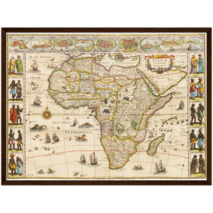 Historical city map  Test product horizontal 3 sizes