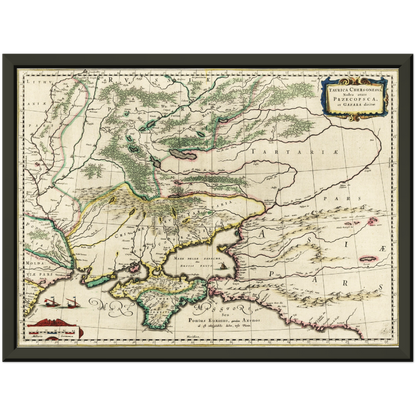 Historical city map  Test product horizontal 3 sizes