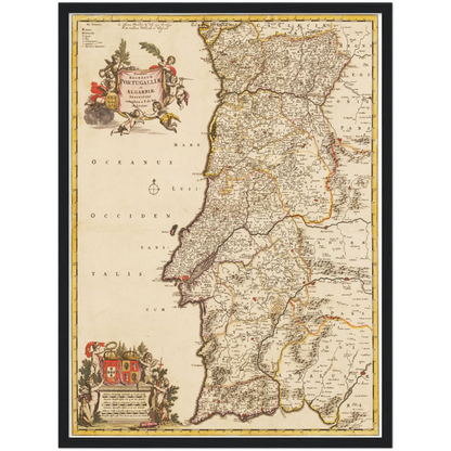 Historical city map  Test product horizontal 3 sizes