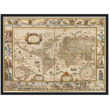 Historical city map  Test product horizontal 3 sizes