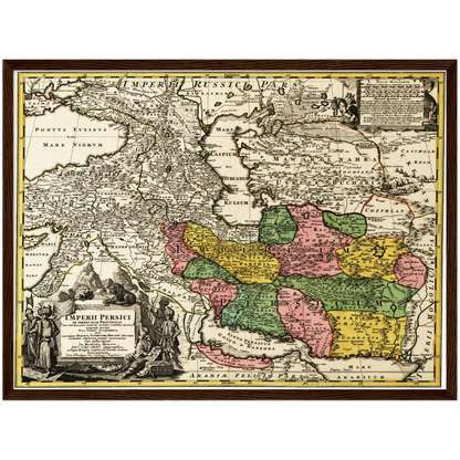 Historical city map  Test product horizontal 3 sizes