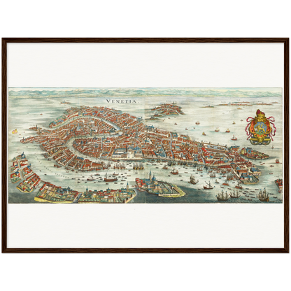 Historical city map  Test product horizontal 3 sizes