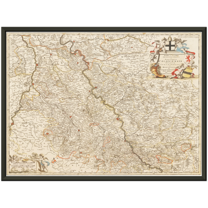 Historical city map  Test product horizontal 3 sizes
