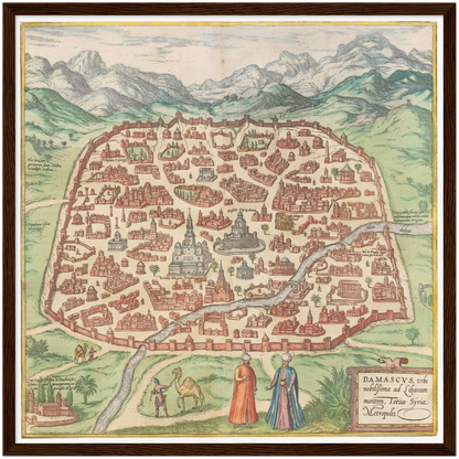 Historical city map  Test product horizontal 3 sizes