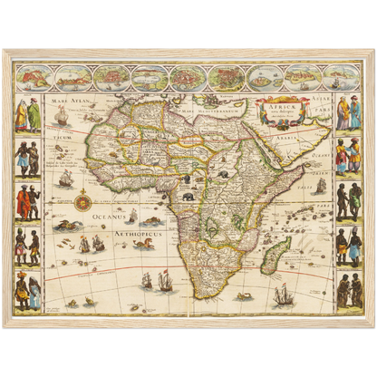 Historical city map  Test product horizontal 3 sizes