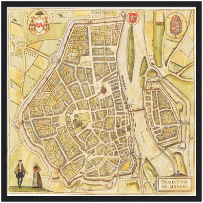 Historical city map  Test product horizontal 3 sizes