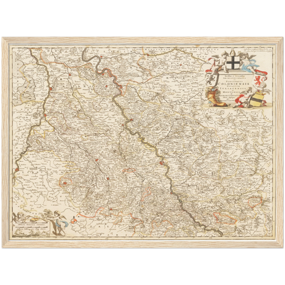 Historical city map  Test product horizontal 3 sizes