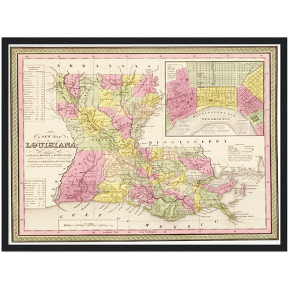 Historical city map  Test product horizontal 3 sizes