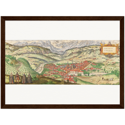 Historical city map  Test product horizontal 3 sizes