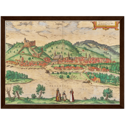 Historical city map  Test product horizontal 3 sizes