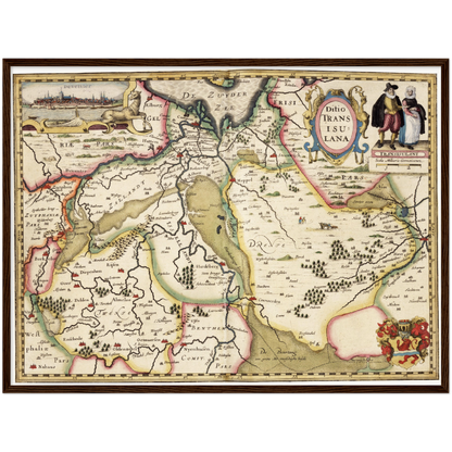 Historical city map  Test product horizontal 3 sizes