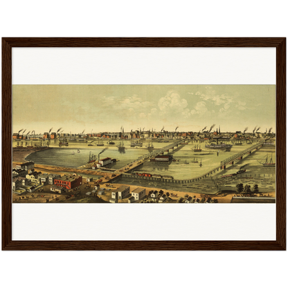 Historical city map  Test product horizontal 3 sizes